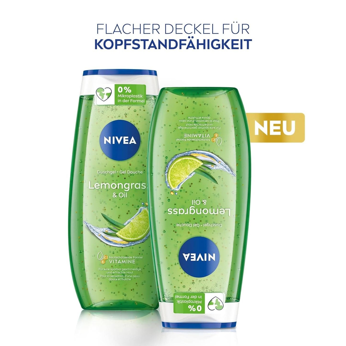 NIVEA Lemon Grass And Oil duschtvål, 250 ml dusch och bad Naty Shop