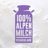 & Daim 1 x 100g I Alpin mjölkchoklad I med bitar av kola och mandel I 100% Alpin mjölkchoklad I Chokladkaka med Daim (Pack 4)