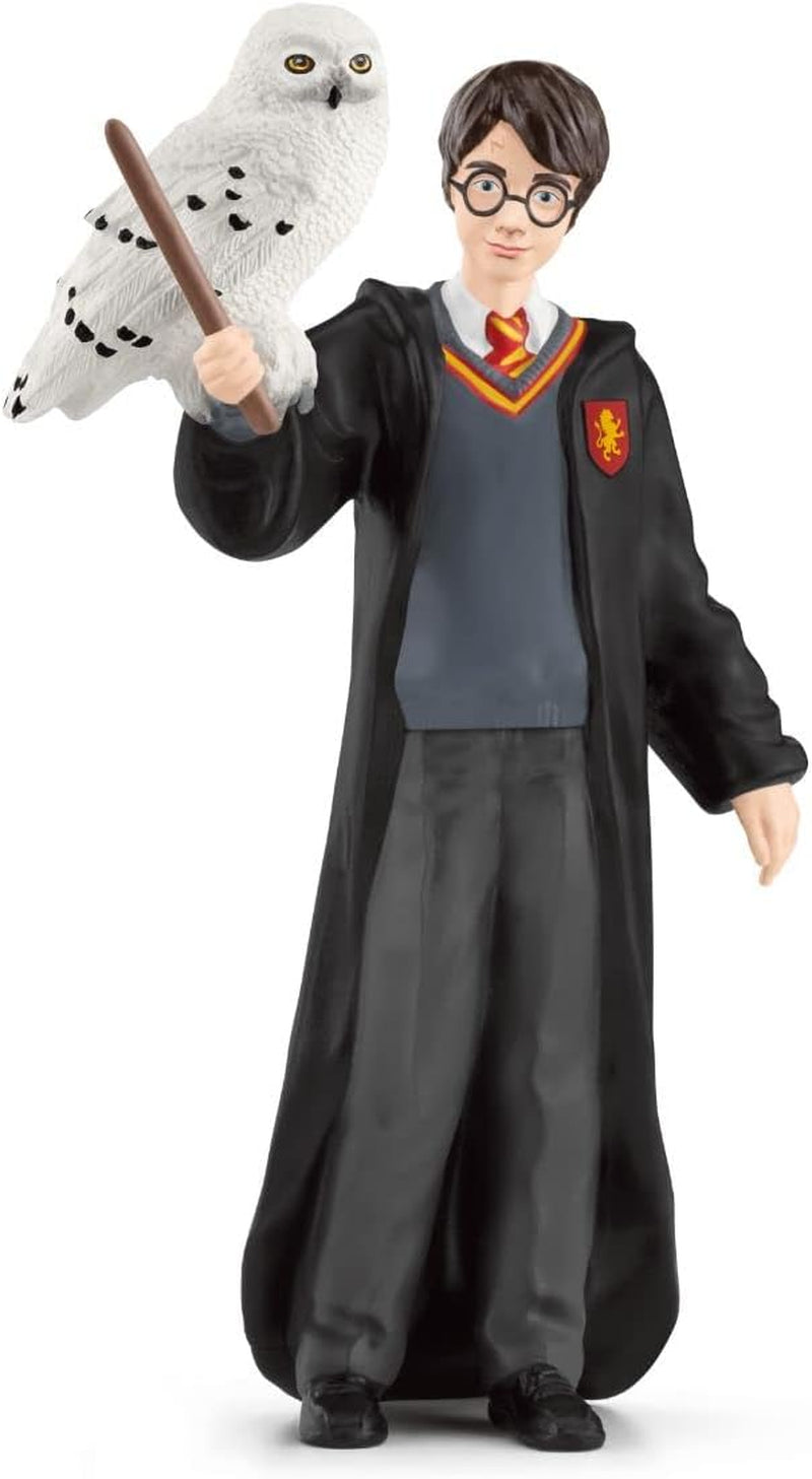 Schleich 42633 Harry Potter & Hedwig, Från 6 år, HARRY POTTER - Statyett, 4 X 2,5 X 10 cm, Flerfärgad/Ocean Tides Actionfigurer Naty Shop Standardtitel