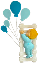 Set med 6 ätliga sockerdekorationer, Fericire Sugar Paste Decorations Naty Shop
