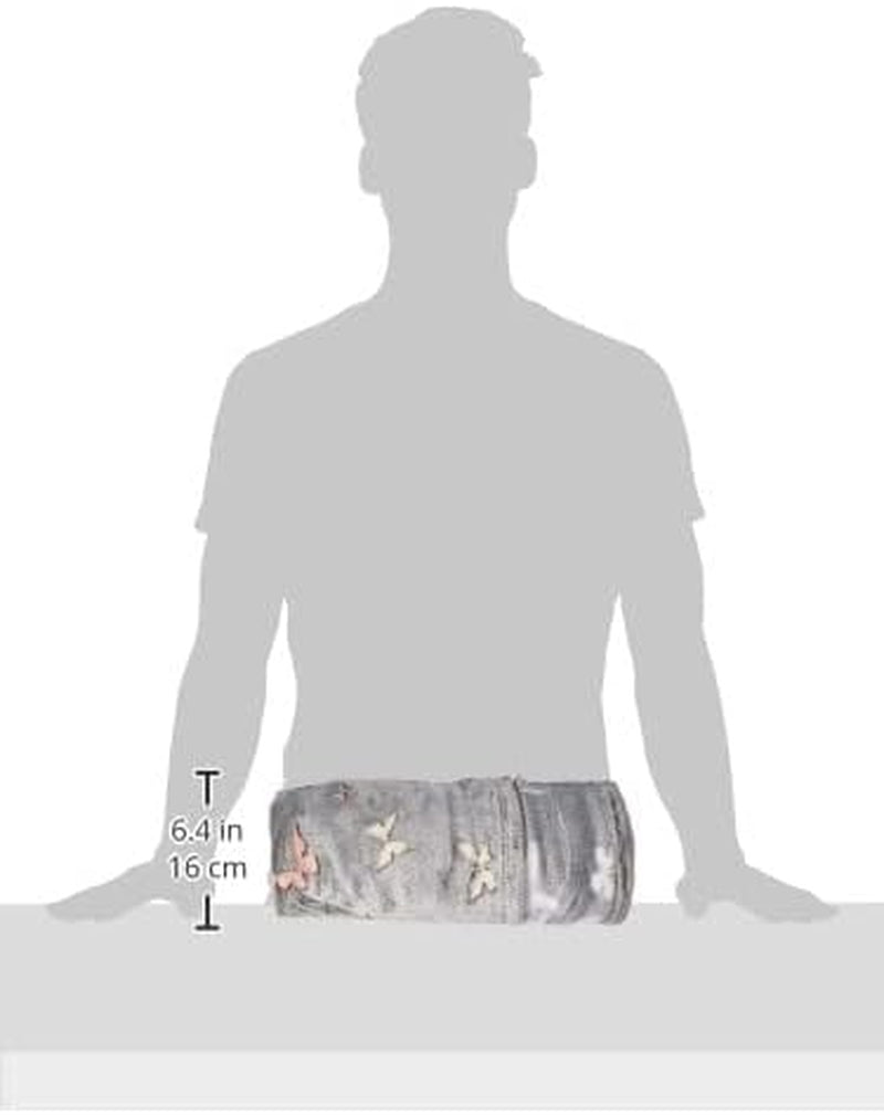 Kanguru Glow Överkast Glow in the Dark Filt Fjärilsfilt Mjuk filt 130X150Cm Lysande Soffa Överkast. Glow in the Dark barnfilt, grå sängar och filtar Besuche den Kanguru-Store
