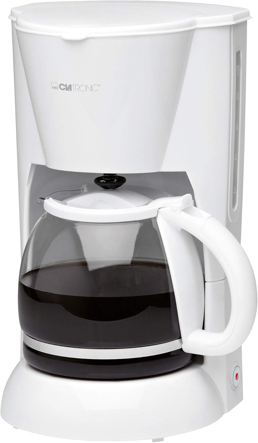 Clatronic® espressomaskin | Automatisk espressomaskin för 12-14 koppar (ca 1,5 liter) | Espressomaskin med filter och anti-droppsystem | 900W | Espressor KA 3473 Svart