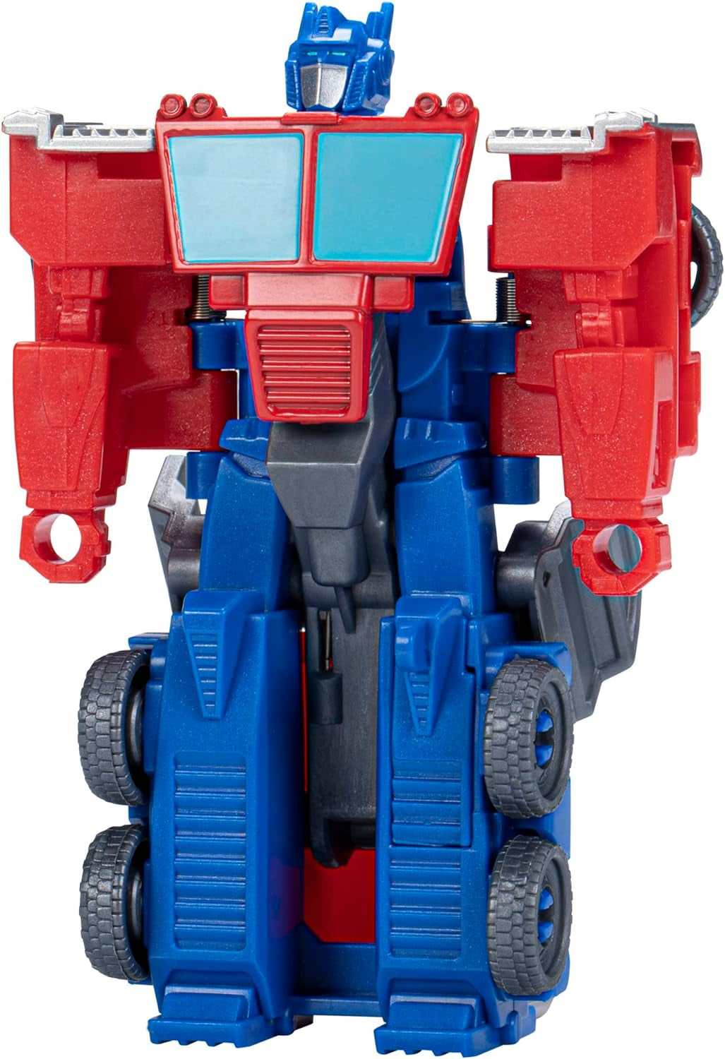 Transformers Earthspark 1-stegs flip-växlare Optimus Prime Actionfigur (10 cm) Robotleksak Ålder 6+ Actionfigurer Naty Shop