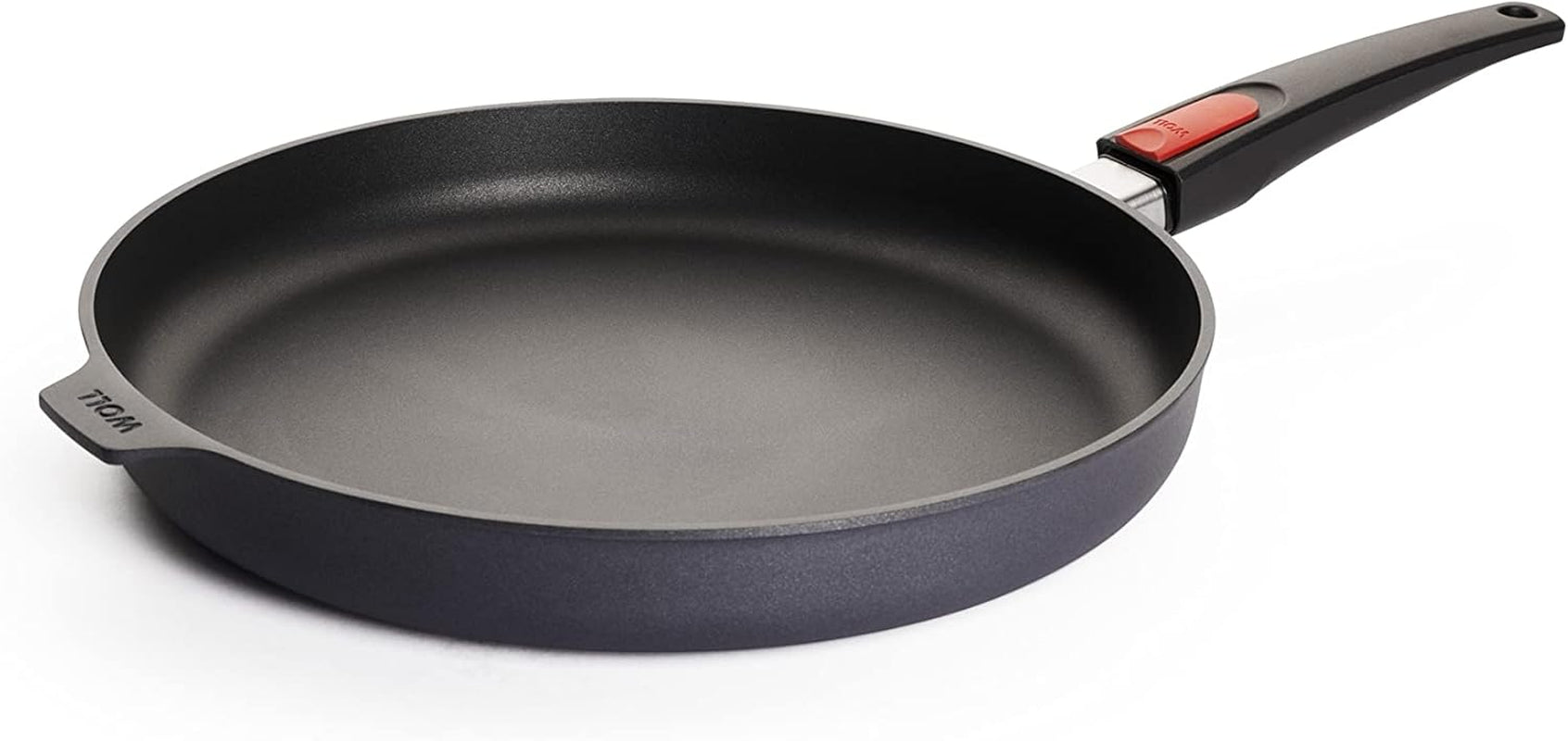 Woll Diamond Lite platt panna - Induktion -, Ø 20 Cm, 5 Cm höjd, Med avtagbart handtag - Lämplig för alla typer av hällar, Gjuten aluminium, Non-stick beläggning Naty Shop Grytor och kastruller Ø 32 Cm