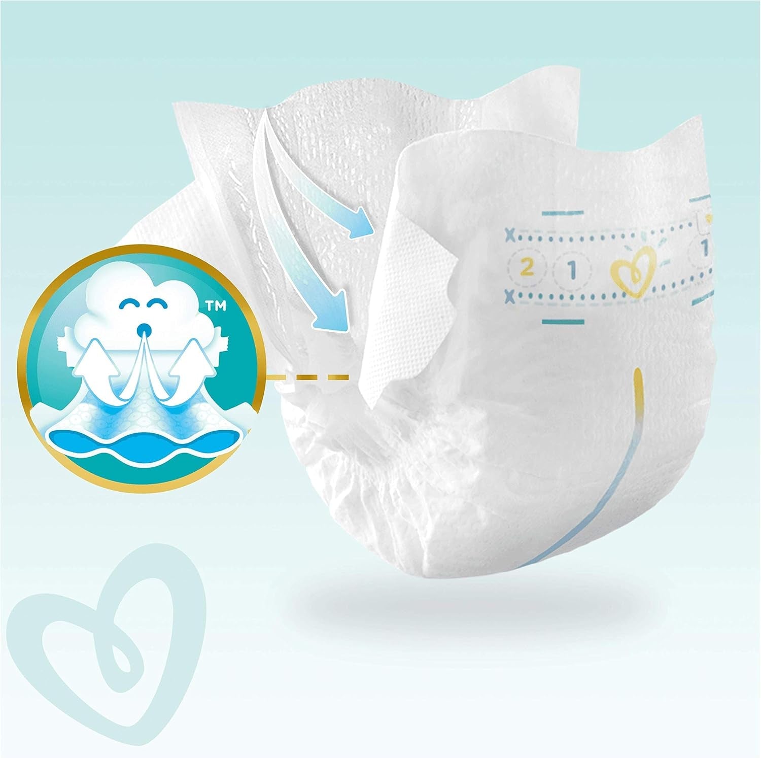 Pampers Premium Protection New Babyblöjor, storlek 1 (nyfödd), 22 st
