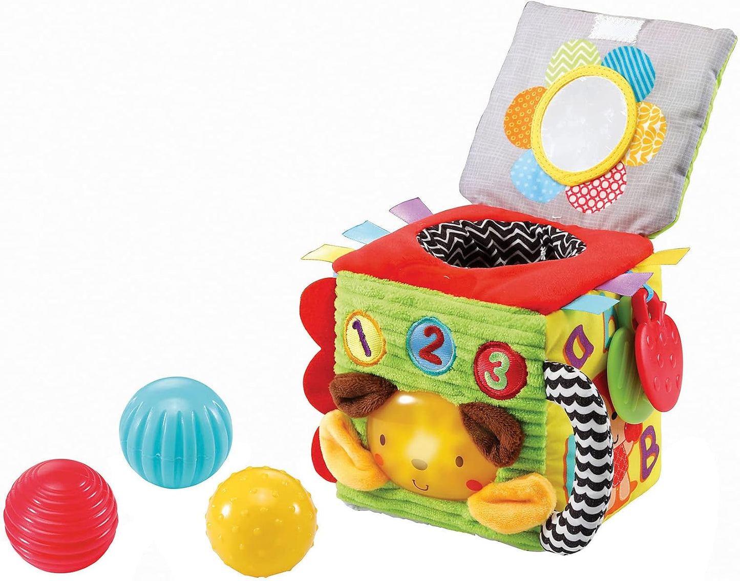 Vtech 80-528204 1-2-3 kub gosleksak för barn Jucarii Bebe Naty Shop Standardtitel