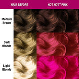 Manic Panic Hot Hot Pink Classic Cream Vegano Cruelty Free Semi Permanent Hårfärgning 118ml Naty Shop Hårfärgning