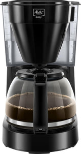 Melitta Easy – Espressomaskin med filter och glaskaraff, för upp till 10 koppar kaffe, svart