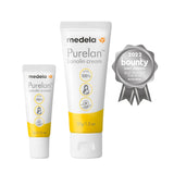 Medela Purelan 37G Lanolin Nipple Cream - kräm för ömma bröstvårtor och torr hud, 100 % naturliga, allergivänliga Tillbehör Mat och amning Bebe Naty Shop