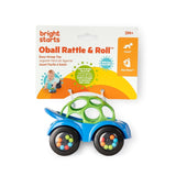 Bright Starts, Oball, Rattle Toy Car, Green-Blue Baby Toys Naty Shop