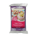 FunCakes Royal Purple Rolled Fondant: Lätt att använda, smidig, smidig, mjuk och smidig, perfekt för att dekorera tårtor. Glutenfri 250 g (förpackning med 2) Naty Shop Royal Purple Sugar Paste 250 g