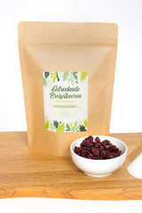 FOOD&WOOD® Hela torkade tranbär 500g | Torkade tranbär | 1A kvalitet | Naturligt söt | perfekt som mellanmål, i yoghurt eller för bakning | inget tillsatt socker | Torka | osavlad. Naty Shop uttorkade produkter