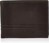 Fossil Herr Wilder Flip Id Bifold Resetillbehör Bi-Fold Plånbok Plånbok Herr Naty Shop Wild Mörkbrun En storlek passar alla
