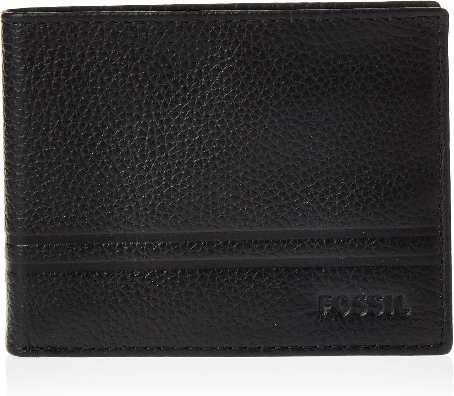 Fossil Herr Wilder Flip Id Bifold Resetillbehör Bi-Fold plånbok Plånbok Herr Naty Shop Svart Wild One Size Passar alla