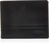 Fossil Herr Wilder Flip Id Bifold Resetillbehör Bi-Fold plånbok Plånbok Herr Naty Shop Svart Wild One Size Passar alla