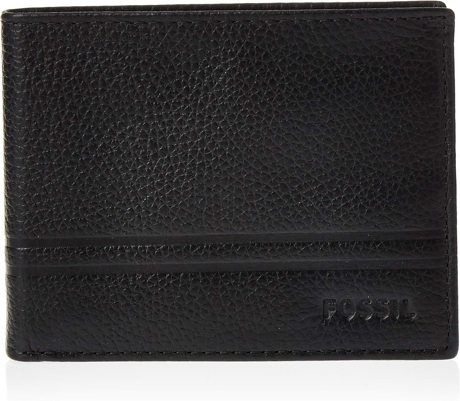 Fossil Herr Wilder Flip Id Bifold Resetillbehör Bi-Fold plånbok Plånbok Herr Naty Shop Svart Wild One Size Passar alla
