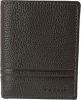 Fossil Men Wilder Trifold Resetillbehör Trefaldig plånbok Plånbok Herr Naty Shop Wild Mörkbrun En storlek passar alla