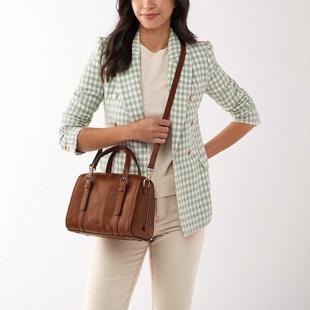 Fossil Carlie Satchel Damväskor Naty Shop