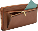 Fossil klocka Logan RFID Zip Around Clutch plånbok 19,7 cm L x 1,9 cm B x 10,2 cm H Damväskor Naty Shop