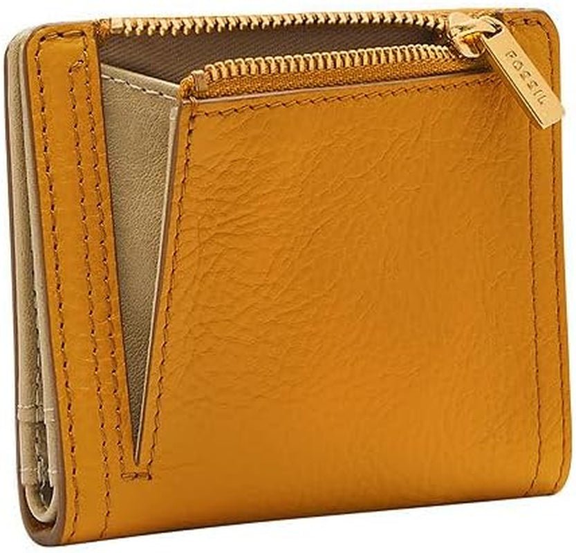 Fossil Dam Logan Gul Bifold-plånbok i läder, SL7829763 Damplånbok Naty Shop