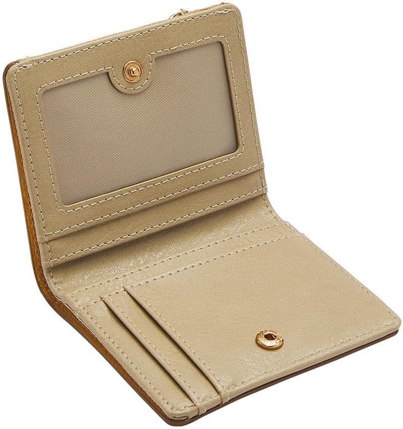 Fossil Dam Logan Gul Bifold-plånbok i läder, SL7829763 Damplånbok Naty Shop