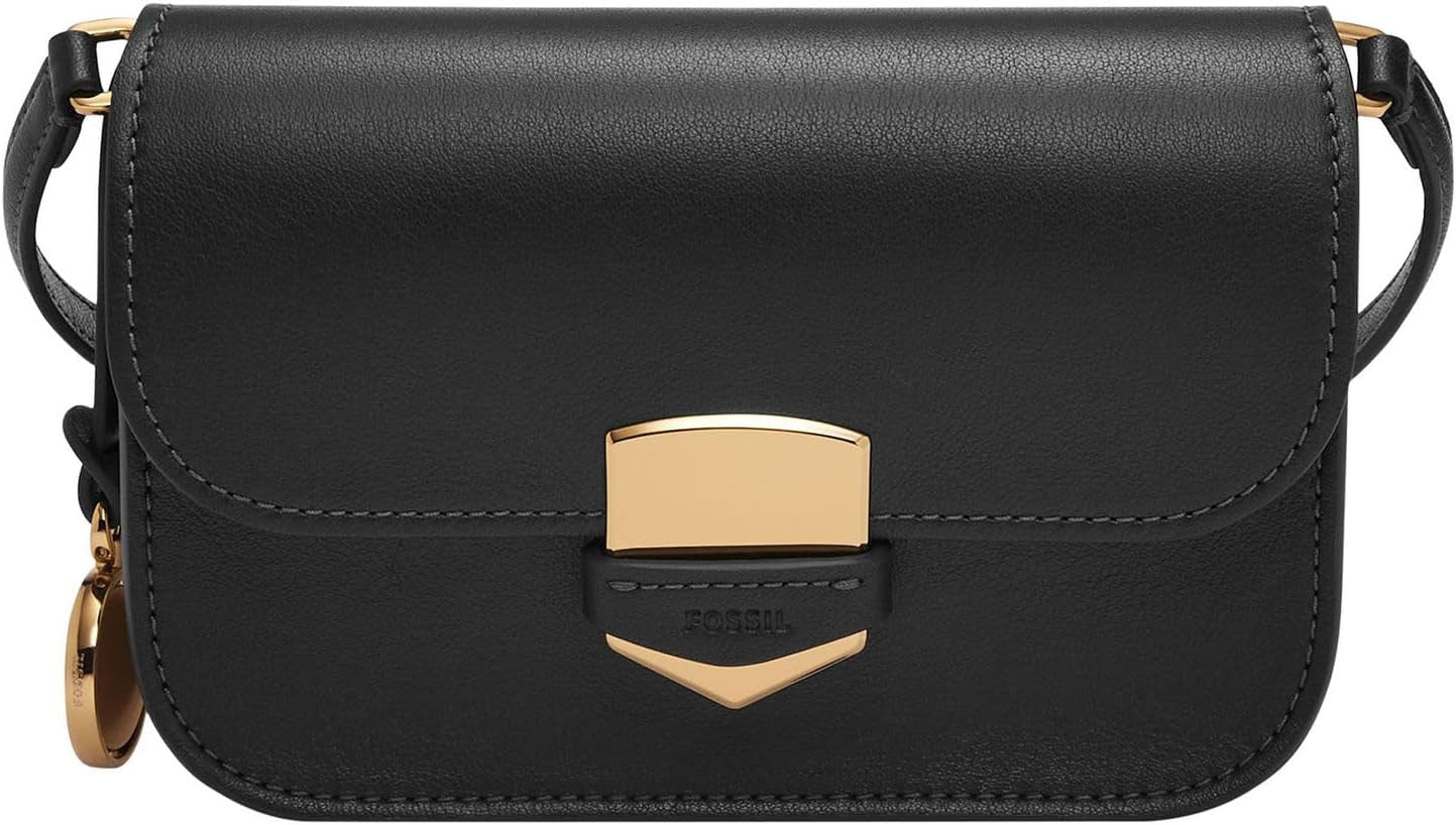 Fossil Lennox Crossbody-väskor Dam Naty Shop Svart