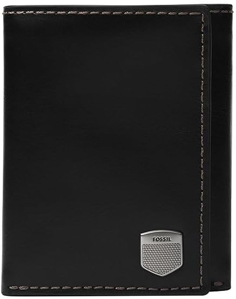 Fossil Herr Hayes Kortfodral Bifold Plånbok Herr Naty Shop Svart
