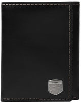 Fossil Herr Hayes Kortfodral Bifold Plånbok Herr Naty Shop Svart