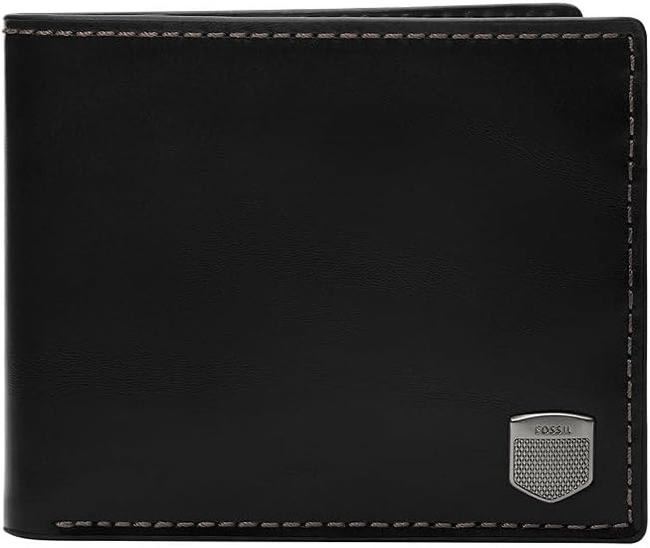 Fossil Herr Hayes kortfodral Bifold Plånbok Herr Naty Shop Black Ink