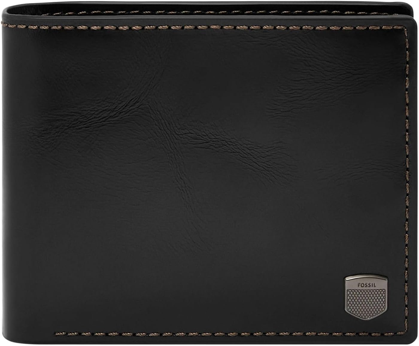 Fossil Herr Hayes Kortfodral Bifold Plånbok Herr Naty Shop Mörksvart