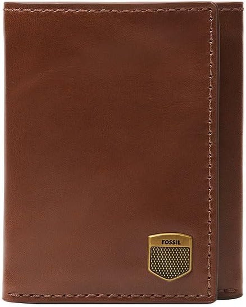 Fossil Herr Hayes Kortfodral Bifold Plånbok Herr Naty Shop Brun