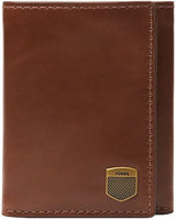Fossil Herr Hayes Kortfodral Bifold Plånbok Herr Naty Shop Brun