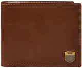 Fossil Herr Hayes kortfodral Bifold Plånbok Herr Naty Shop Peanut Brown