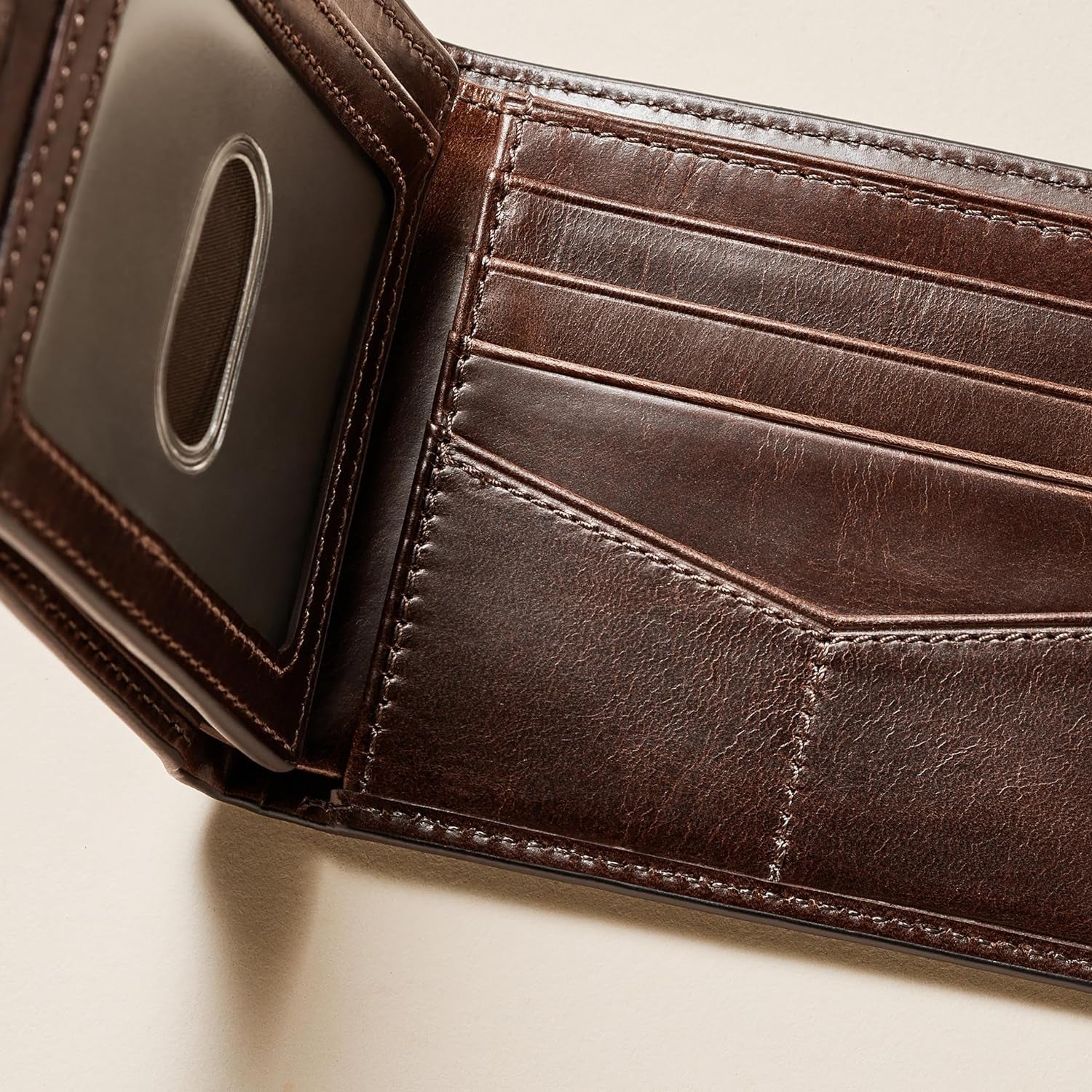 Fossil Herr RFID Flip Top Plånbok Resetillbehör Vikbar plånbok Herrplånbok Naty Shop