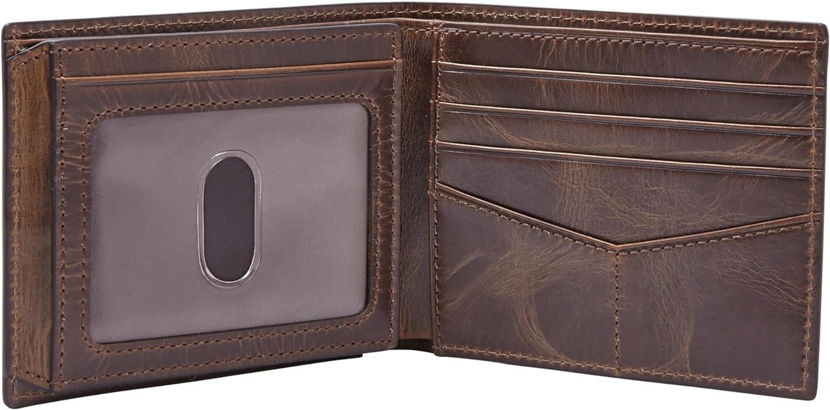 Fossil Herr RFID Flip Top Plånbok Resetillbehör Vikbar plånbok Herrplånbok Naty Shop