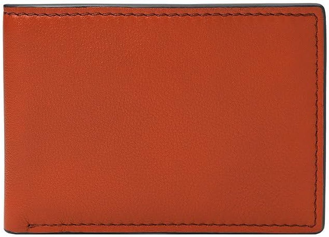 Fossil Steven Casual, 11,43 cm L x 1,27 cm B x 7,62 cm H Herrplånbok Naty Shop Orange