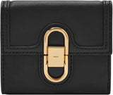 Fossil Damplånbok Avondale Läder Trifold SL8292216 Naty Shop Damplånbok Svart 10,8 cm L X 1,3 cm B X 10,2 cm H