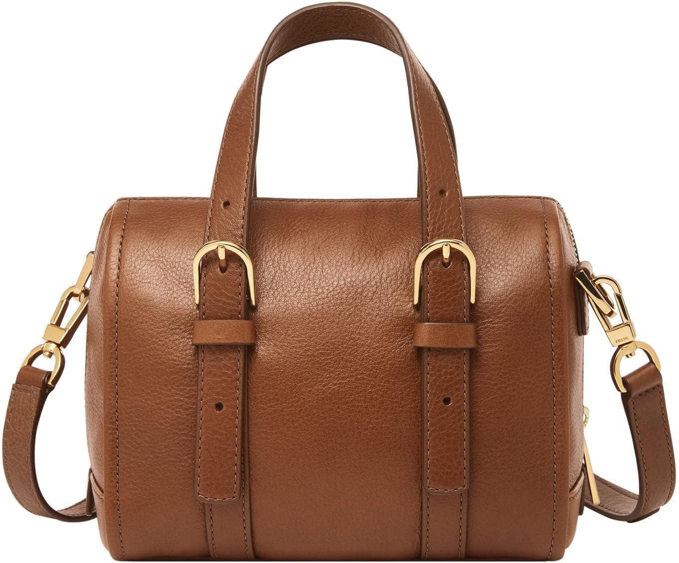 Fossil Dam Carlie Läder Mini Satchel Handväska Dam Handväska Väskor Dam Naty Shop