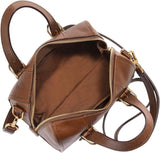Fossil Dam Carlie Läder Mini Satchel Handväska Dam Handväska Väskor Dam Naty Shop