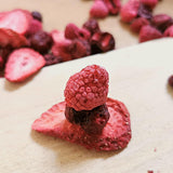 Frystorkad frukt Röd fruktblandning | XL 300g Frystorkade Jordgubbar Hallon Sura Körsbär Torkad Frukt Mix | Frystorkad frukt Jordgubb Hallon surkörsbär | ZingyZoo Dehydrerade produkter Naty Shop