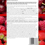 Frystorkad frukt Röd fruktblandning | XL 300g Frystorkade Jordgubbar Hallon Sura Körsbär Torkad Frukt Mix | Frystorkad frukt Jordgubb Hallon surkörsbär | ZingyZoo Dehydrerade produkter Naty Shop