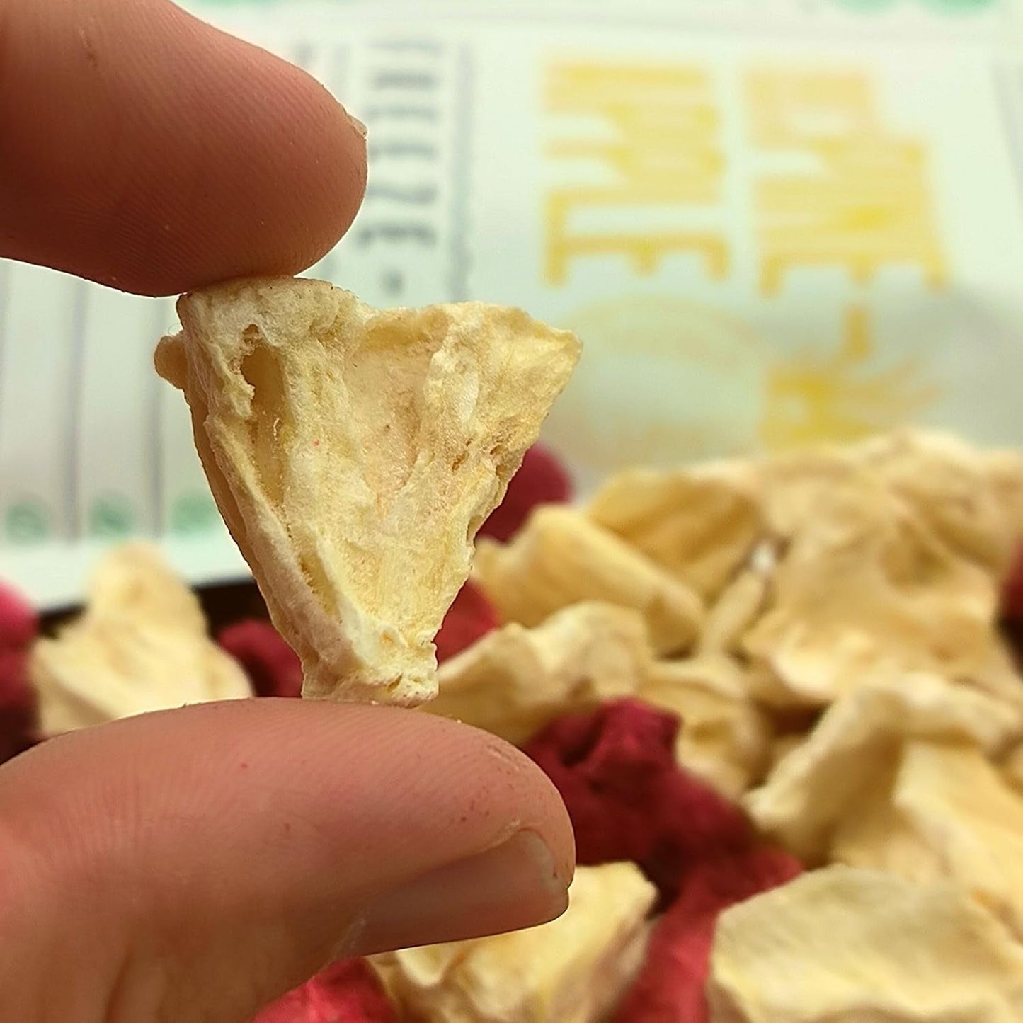 Frystorkade frukter | Ananas 100% ren Frystorkad frukt Frystorkad ananas | Frystorkad frukt utan tillsatt socker | Krispig frystorkad ananas - aromatisk - läcker ZingyZoo Dehydrerade produkter Naty Shop