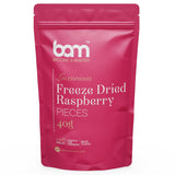 Frystorkad frukt BAM, 40 gram, naturlig frukt, perfekta desserter, rik smak (jordgubb) Torkade produkter Naty Shop Hallon