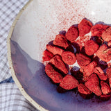 Frystorkad frukt BAM, 40 gram, naturlig frukt, perfekta desserter, rik smak (jordgubb) Torkade produkter Naty Shop