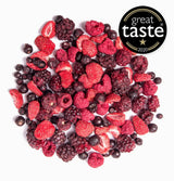 Frystorkade frukter BRIX | Naturlig blandning av torkad frukt 80 g | Great Taste Award för torkad frukt | Icke-GMO, glutenfria, veganska, undanhållna vitaminer Naty Shop Dehydrerade produkter