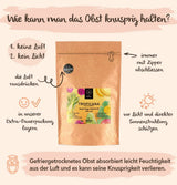 Frystorkade frukter BRIX | Naturlig, torr blandning av tropiska frukter 80 g | Great Taste Award för torkad frukt | Icke-GMO, glutenfri, vegan, vitaminer är bevarade Naty Shop Dehydrated Products