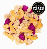 Frystorkade frukter BRIX | Naturlig, torr blandning av tropiska frukter 80 g | Great Taste Award för torkad frukt | Icke-GMO, glutenfri, vegan, vitaminer är bevarade Naty Shop Dehydrated Products