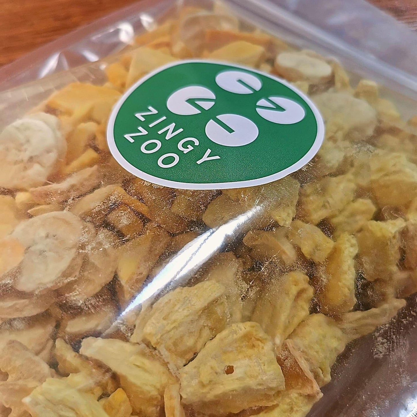 Frystorkade frukter Blandning av tropiska frukter | XL 350g Frystorkad Ananas Mango Banan Mix av frystorkad frukt | Frystorkade frukter Ananas Banan Mango Torkad fruktmix | ZingyZoo Dehydrerade produkter Naty Shop