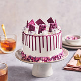 FunCakes Choco Drip Royal Purple: Läcker smak, Lätt att använda, Perfekt för droppkakor, Chokladdroppsmak. Återförslutningsbar förpackning 180 g. Naty Shop sockerpasta