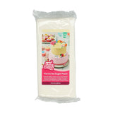 FunCakes Fondant med citronsmak: Läcker smak, smidig konsistens, lätt att breda ut, rullad fondant, perfekt för tårtor, muffins och kakor. Halal, kosher och glutenfri. 250 g (förpackning om 3) Naty Shop sockerpasta 1 kg White Marshmallow